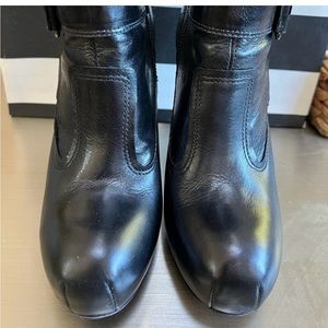 Black L.A.M.B. Leather Boots